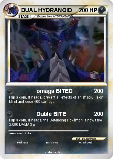 Pokemon DUAL HYDRANOID