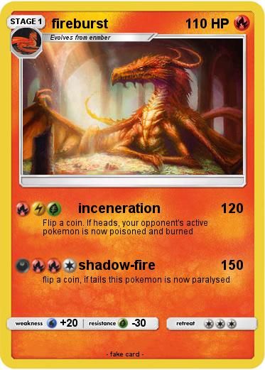 Pokemon fireburst