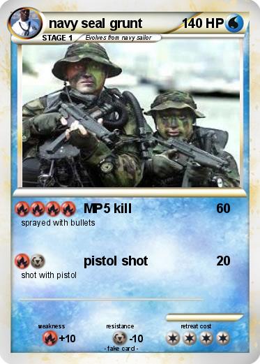 Pokemon navy seal grunt
