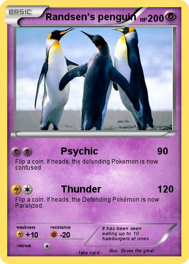 Pokemon Randsen's penguin