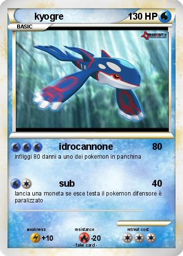 Pokemon kyogre