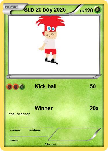 Pokemon Sub 20 boy 2026