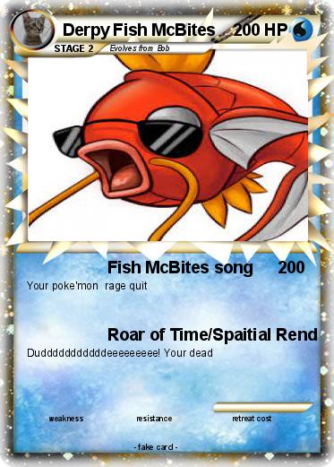 Pokemon Derpy Fish McBites