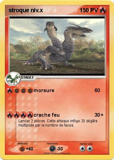 Pokemon stroque niv.x