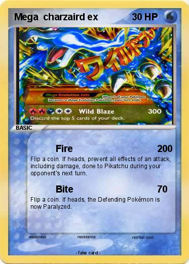 Pokemon Mega  charzaird ex