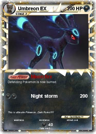 Pokemon Umbreon EX