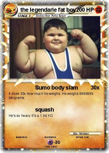 Pokemon the legendarie fat boy