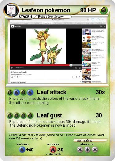 Pokemon Leafeon pokemon