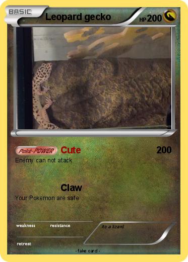 Pokemon Leopard gecko