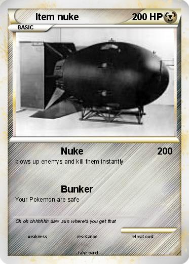 Pokemon Item nuke