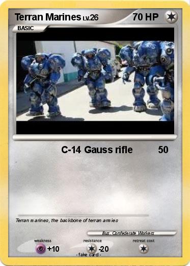 Pokemon Terran Marines