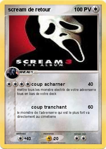 Pokemon scream de retour