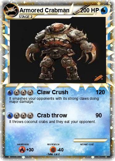 Pokemon Armored Crabman