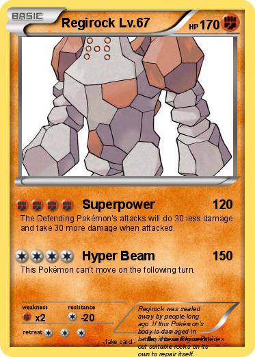 Pokemon Regirock Lv.67