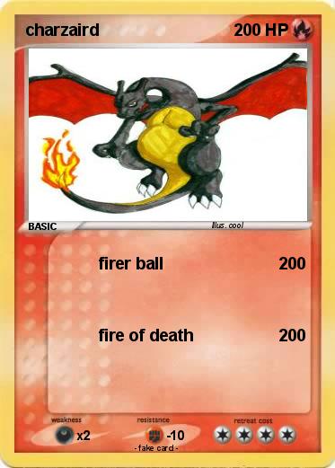 Pokemon charzaird
