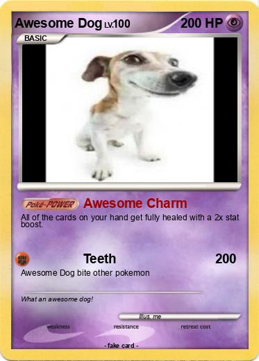 Pokemon Awesome Dog