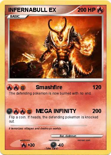 Pokemon INFERNABULL EX