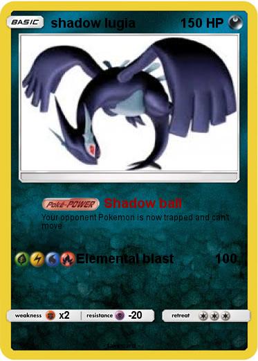 Pokemon shadow lugia