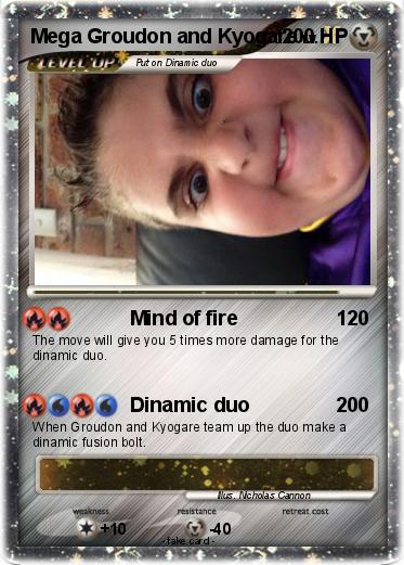 Pokemon Mega Groudon and Kyogare