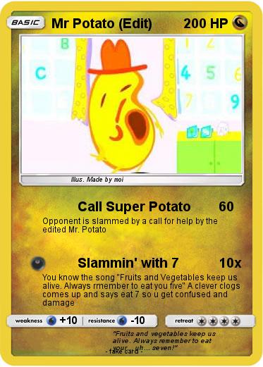 Pokemon Mr Potato (Edit)