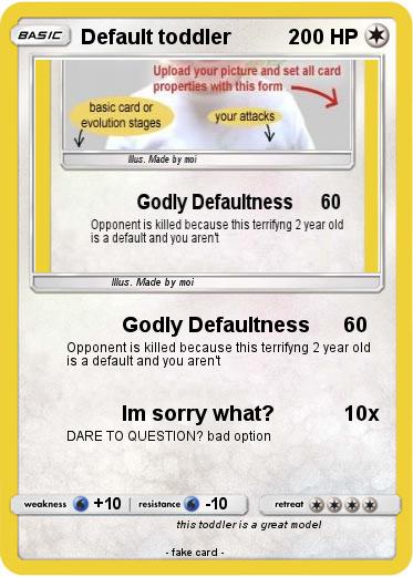 Pokemon Default toddler