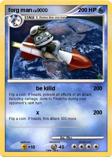 Pokemon forg man