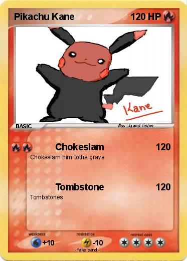 Pokemon Pikachu Kane