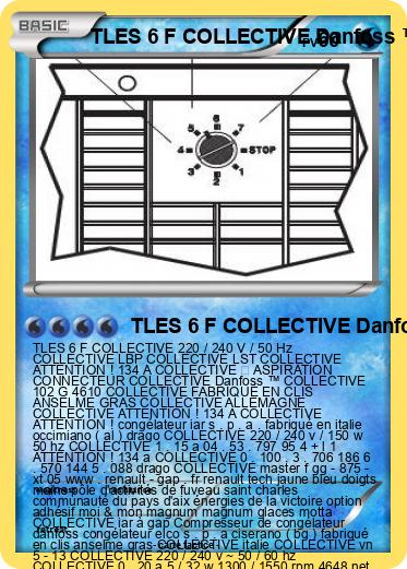 Pokemon TLES 6 F COLLECTIVE Danfoss ™