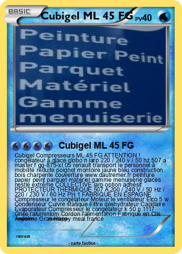 Pokemon Cubigel ML 45 FG