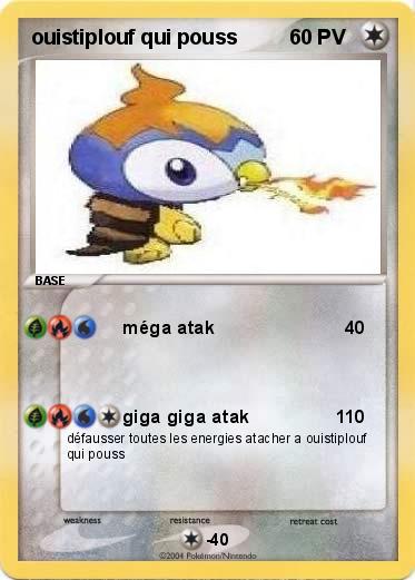 Pokemon ouistiplouf qui pouss