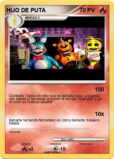 Pokemon HIJO DE PUTA