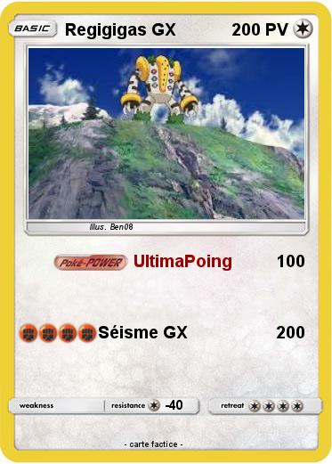 Pokemon Regigigas GX