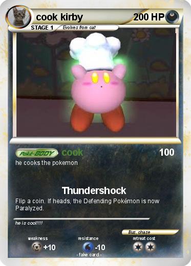 Pokemon cook kirby