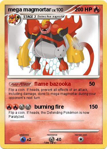 Pokemon mega magmortar