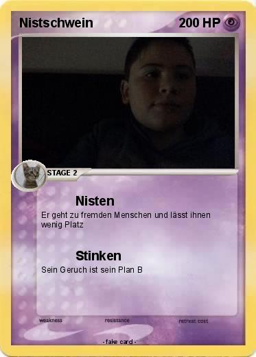 Pokemon Nistschwein