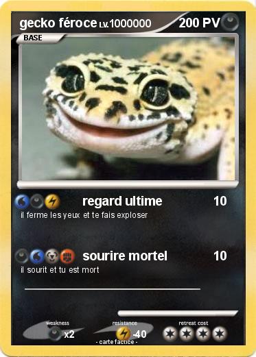 Pokemon gecko féroce