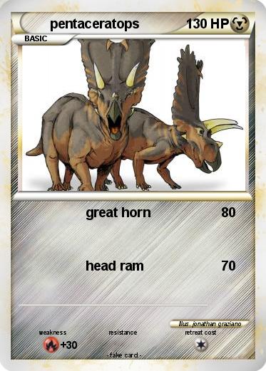 Pokemon pentaceratops