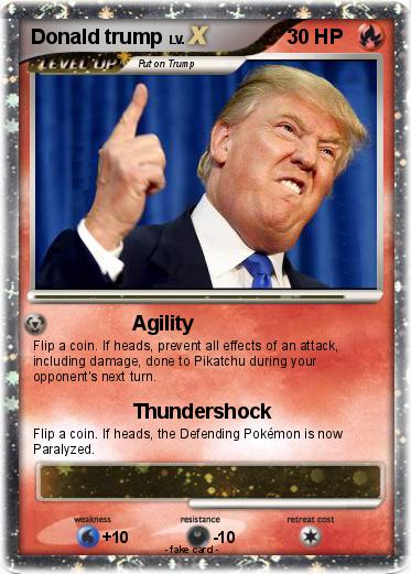 Pokemon Donald trump