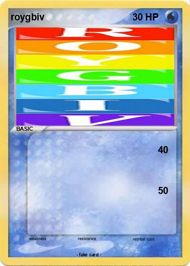 Pokemon roygbiv