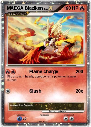 Pokemon MAEGA Blaziken