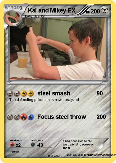 Pokemon Kai and Mikey EX