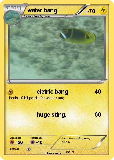 Pokemon water bang