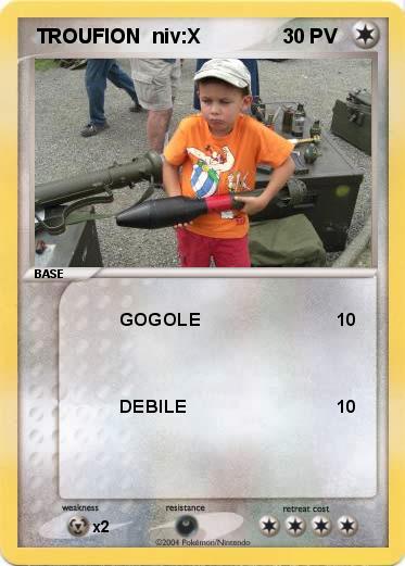 Pokemon  TROUFION  niv:X