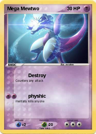 Pokemon Mega Mewtwo