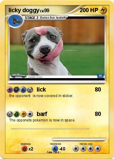 Pokemon licky doggy
