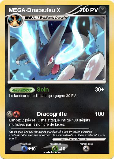 Pokemon MEGA-Dracaufeu X
