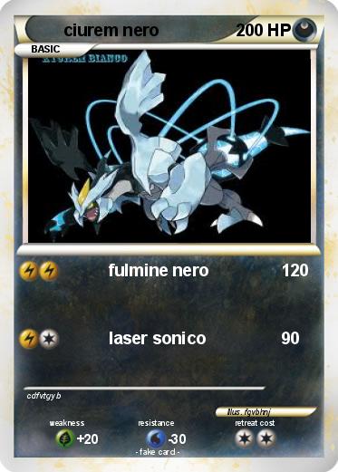 Pokemon ciurem nero