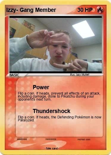 Pokemon Izzy- Gang Member
