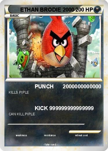 Pokemon ETHAN BRODIE 2000