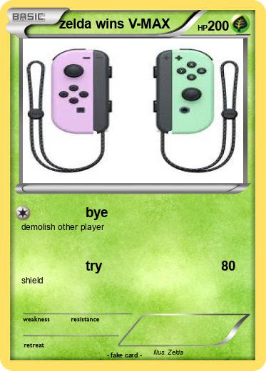 Pokemon zelda wins V-MAX